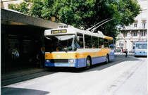Aus dem Archiv: TC La Chaux-de-Fonds Nr. 112 NAW/Hess Trolleybus am 6. Juli 1999 La Chaux-de-Fonds, Bahnhof