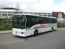 BS-AA 831 (Regionalbus Braunschweig GmbH) mit Werbung fr eine Autolackiererei am 21.04.2010 am ZOB in Goslar.