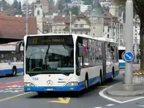 VBL - Mercedes Citaro Nr.154 LU 15054 unterwegs auf der Linie 22 am 10.04.2010