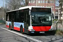 Der HHA Citaro mit Bj.2007 und der Nummer 2725 am 14.April 2010 auf der Linie 174 am S-Bahnhof Poppenb�ttel.