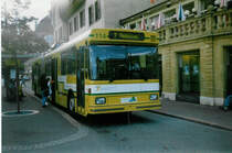 Aus dem Archiv: TN Neuchtel Nr. 114 NAW/Hess Gelenktrolleybus am 7. Oktober 1997 Neuchtel, Place Pury
