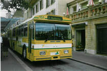 Aus dem Archiv: TN Neuchtel Nr. 151 FBW/Hess Gelenktrolleybus am 7. Oktober 1997 Neuchtel, Place Pury