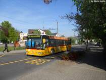 Postauto/PU ABSN Nr. 091 ''Glattfelden'' (Mercedes Citaro O530) am 29.4.2010 beim Bhf. Blach.