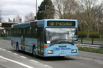 TSD Reisen 1588 (DO AJ 35) am 3.4.2010 am Bahnhof Signal Idunapark.
Der Bus f�hrt an diesem Tag Fussballsonderverkehr.

