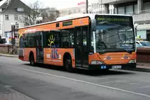 Der HHA Citaro mit der Nummer 2312 am 15.April 2010 auf Leerfahrt in Bf.Altona.