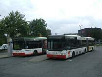 2 x Neoplan Niederflurwagen der DSW21 im Bbf.
Dortmund Germania am S-Bahnhof