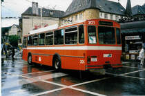 Aus dem Archiv: TN Neuch�tel Nr. 201/NE 26'101 FBW/Hess (ex Nr. 101) am 6. Juli 1999 Neuch�tel, Place Pury