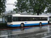 vbl Volvo/Hess B10L Nr. 63 abgestellt beim Bhf. Luzern am 7.8.07