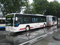 ARAG (Auto Rottal AG) Citaro G� Nr. 15 verl�sst am 7.8.07 den Bahnhof Luzern, und dabei regnet es f�rchterlich.