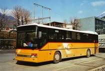PostAuto Wallis VS 245'885 Setra am 12. M�rz 2010 Brig, Bahnhof