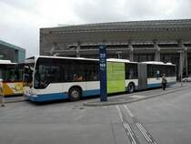 Mercedes Citaro mit der Betriebsnummer 157 am Bahnhof Luzern. Die Aufnahme stammt vom 04.05.2010.