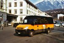PostAuto Wallis VS 241'973 Iveco am 12. M�rz 2010 Brig, Bahnhof