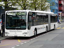 Zugerland - Mercedes Citaro  Nr.22  ZG 3372 unterwegs in der Stadt Zug am 10.04.2010