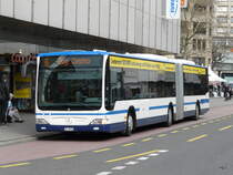 Zugerland - Mercedes Citaro  Nr.28  ZG 88028 unterwegs in der Stadt Zug am 10.04.2010
