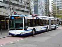 Zugerland - Mercedes Citaro  Nr.32  ZG 88032 unterwegs in der Stadt Zug am 10.04.2010