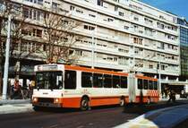 TPG Gen�ve Nr. 698 NAW/Hess Gelenktrolleybus am 13. M�rz 2010 Gen�ve, Coutance