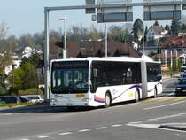 Postauto - Mercedes Citaro  AG 407400 unterwegs in Bremgarten/AG am 22.04.2010