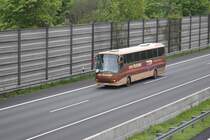 Bova Reisebus, auf der A2 bei Lehrte/Nidersachen am 13.05.2010.
