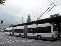 Hess Trolleybus (LighTram3)mit der Betriebsnummer 233 am Bahnhof Luzern. Die Aufnahme stammt vom 04.05.2010.
