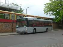 MAN S-Reihe als SEV fr die S-Bahnlinie 3 zwischen S-Bahnhof Nldnerplatz und S-Bahnhof Karlshorst.