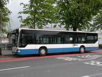 Mercedes Citaro mit der Betriebsnummer 567 als Reservewagen am Bahnhof Thun. Die Aufnahme stammt vom 04.05.2010.