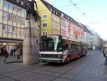 FR-SW 917 (Setra SG 219 SL) am Bertoldsbrunnen am 27.02.2004