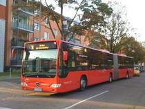 FR-SW 981 auf einer Baustellen bedingten Umleitung an der Haltestelle Technisches Rathaus (Fehrenbachallee) am 03.10.2009