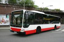 Der 2007 fr die HHA gebaute Citaro(Facelift) mit der Nummer 2744 am 14.Mai 2010 auf Leerfahrt in Barmbek