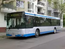 MAN Niederflurbus 2. Generation als SEV f�r die S-Bahnlinie 3 zwischen S-Bahnhof N�ldnerplatz und Lichtenberg Mellenseestra�e.