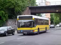 MAN Niederflurbus 1. Generation als SEV f�r die S-Bahnlinie 3 zwischen S-Bahnhof N�ldnerplatz und S-Bahnhof Karlshorst.