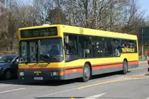 Birgels 9144 (NE JB 2040) (Ex AAGL Liestal Wagen 21) mit der Linie SB55 in Ratingen Lintorf.
6.4.2010  
