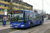 EVAG 3401 (E VG 3401) am Bahnhof Dellwig mit der Linie 185 nach Borbeck.
9.4.2010