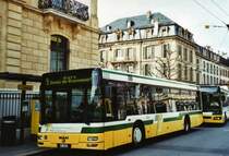 TN Neuch�tel Nr. 222/NE 18'222 MAN am 22. M�rz 2010 Neuch�tel, Place Pury