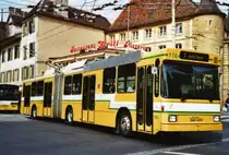 TN Neuch�tel Nr. 116 NAW/Hess Gelenktrolleybus am 22. M�rz 2010 Neuch�tel, Place Pury