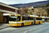 TN Neuch�tel Nr. 116 NAW/Hess Gelenktrolleybus am 22. M�rz 2010 Hauterive, Endstation