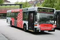 Der noch bis vor kurzem bei der Hochbahn als 1728 eingesetzte MB O405N2 verkehrt jetzt bei Jasper mit der Nummer 8129(bis vor kurzem noch 8331)