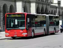 Stadtbus Winterthur - Mercedes Citaro Nr.322  ZH 687322 unterwegs auf der Linie 5 in Winterthur am 11.05.2010