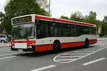 Der noch bis vor kurzem bei der Hochbahn als 1720 eingesetzte MB O405N2 verkehrt jetzt bei Jasper mit der Nummer 8121(bis vor kurzem noch 8330)