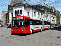 Stadtbus Winterthur - Trolleybus Mercedes O 405 GTZ Nr.154 unterwegs auf der Linie 3 in Winterthur am 11.05.2010