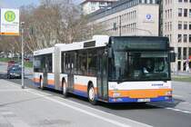 ESWE Verkehr 140 (WI QM 140) am HBF Wiesbaden.
10.4.2010
