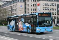 ESWE Verkehr 222 (WI QM 222) am HBF Wiesbaden.
10.4.2010