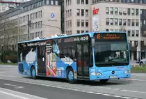 ESWE Verkehr 222 (WI QM 222) am HBF Wiesbaden.
10.4.2010