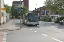 Feierabend, wie das duftet!!!M�bus 0861 auf dem Weg in den Feierabend, der Zielanzeiger verr�t es, Heim zur NVV an der Rheinstra�e. 18.5.2010