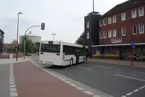 �lterer MAN NL, Bus in Lehrte, am 12.08.2010 in Lehrte von hinten gesehnen.