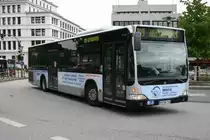 Der VHH Citaro 0733 am 14.Mai 2010 bei der Einfahrt in die Busanlage Wandsbek Markt.