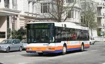 ESWE 18 (WI ZX 218) macht Werbung f�r den ASB.
Aufgenommen am HBF Wiesbaden.
10.4.2010