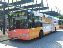 Bogestra Solaris Urbino 12 Linie 365 von Bochum Hbf/Bbf.
nach Wattenscheid Realmarkt 