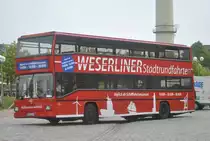 MAN Doppeldecker als Bus f�r Stadtrundfahren, am 23.05.2010, in Bremer Haven.