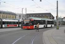MAN Lion &acute;s City am Bremer HBF am 23.05.2010.