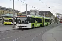 Solaris Gelenkenkbus (Wagen 4729) am 23.05.2010 am Bremer HBF.